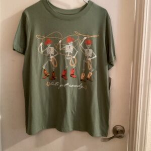 Skeleton Cowboy Rodeo Tee NWT Awake Size Large, Let’s Get Rowdy